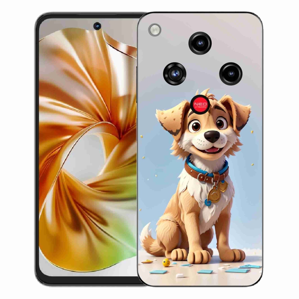 Gélový kryt mmCase na ZTE Nubia Focus 2 - kreslené šteňa