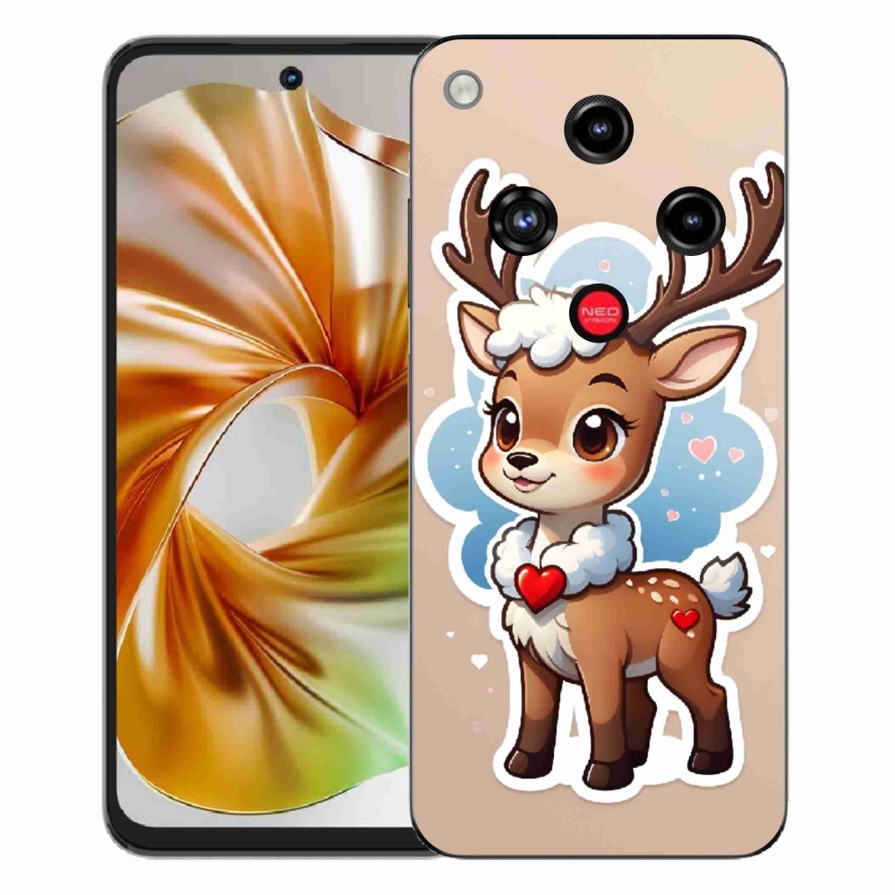Gélový kryt mmCase na ZTE Nubia Focus 2 - kreslený sob