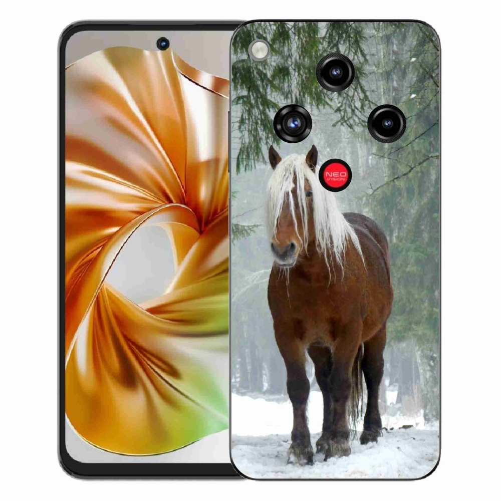Gélový kryt mmCase na ZTE Nubia Focus 2 - kôň v lese