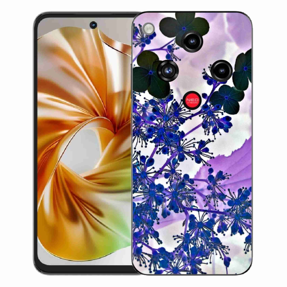 Gélový kryt mmCase na ZTE Nubia Focus 2 - kvet hortenzie