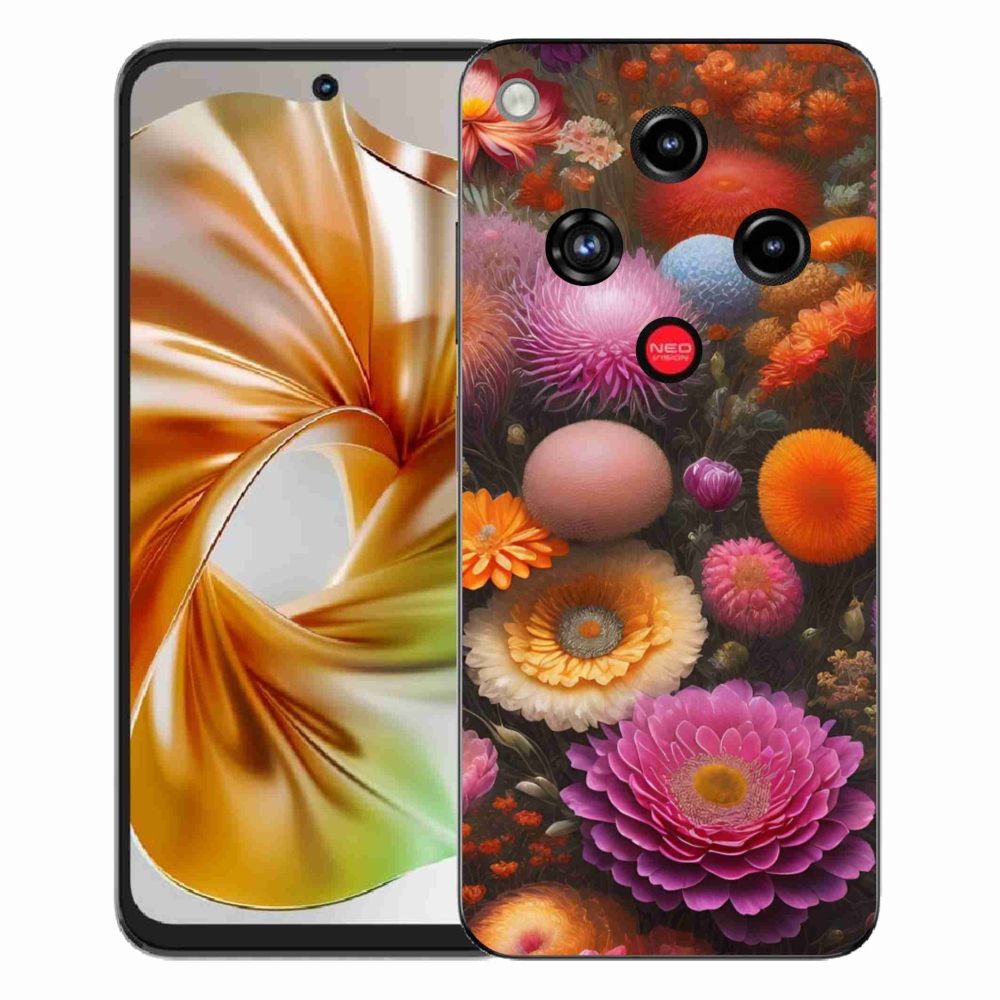 Gélový kryt mmCase na ZTE Nubia Focus 2 - kvetinová kompozícia