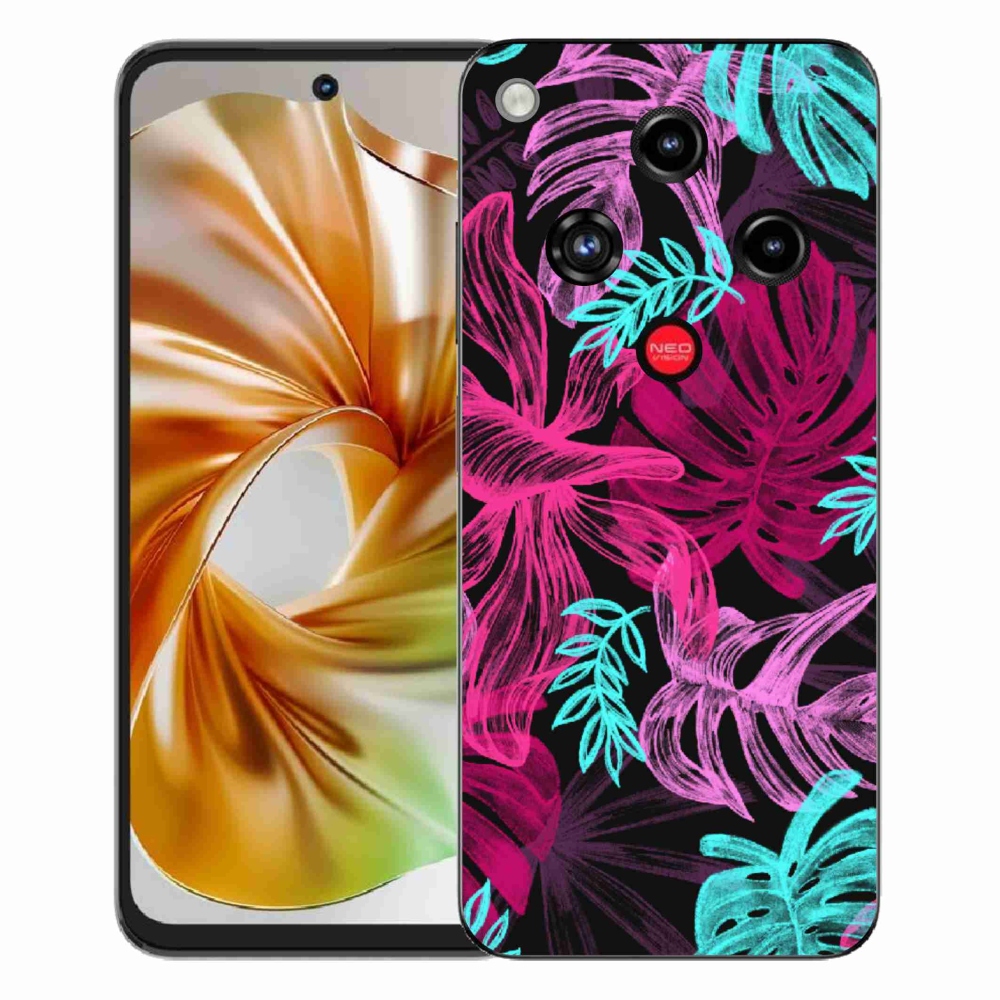 Gélový kryt mmCase na ZTE Nubia Focus 2 - kvety 1