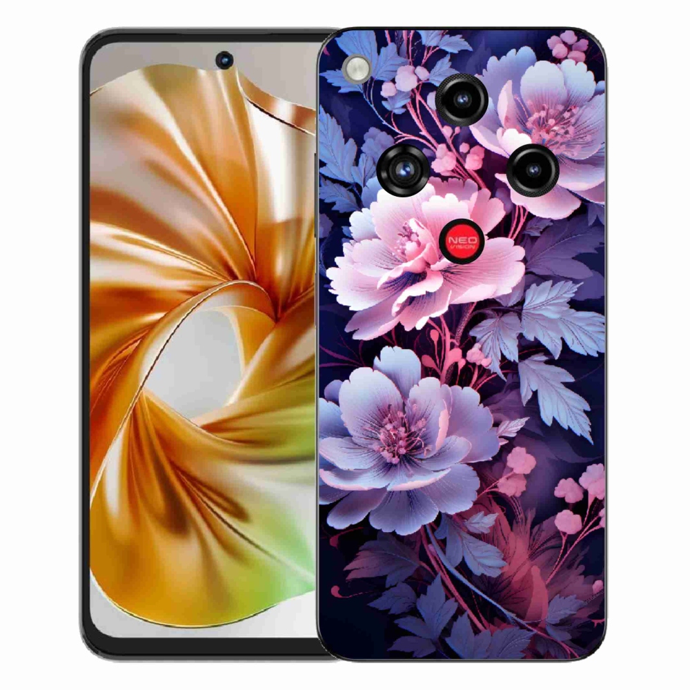 Gélový kryt mmCase na ZTE Nubia Focus 2 - kvety 11