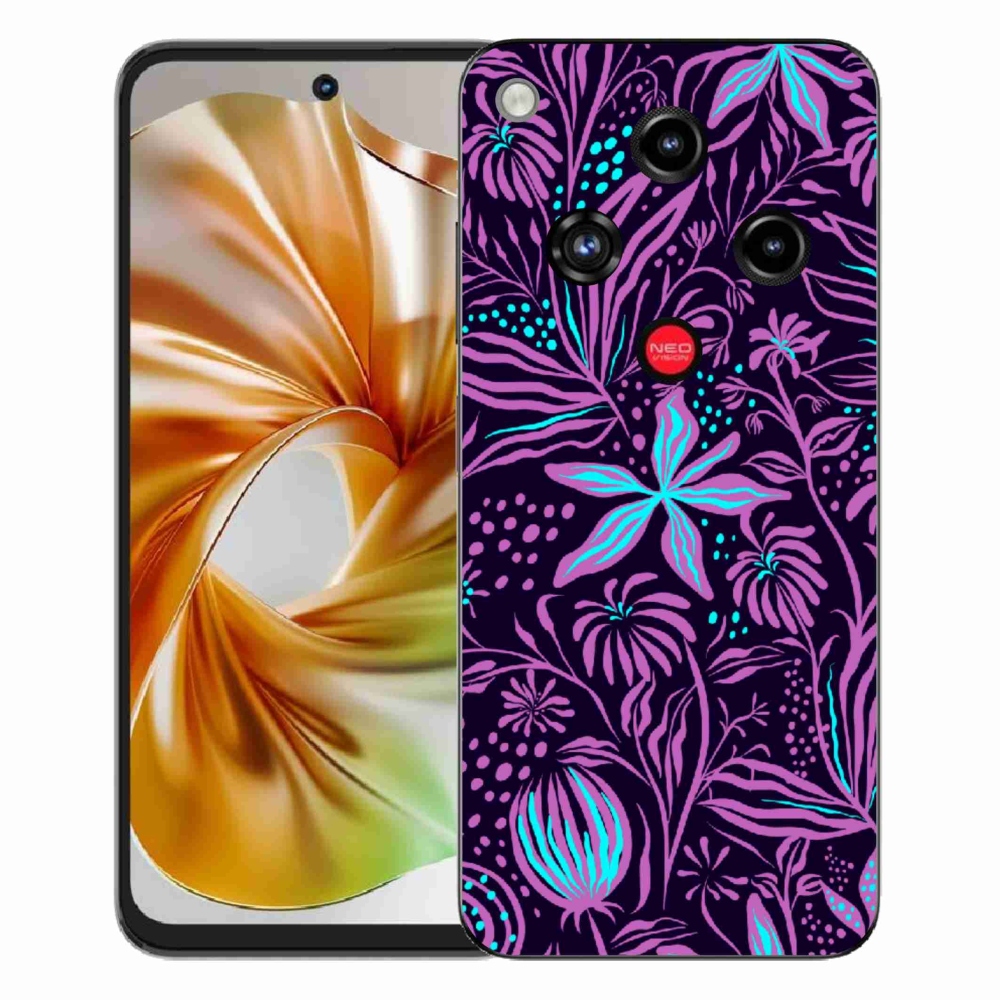 Gélový kryt mmCase na ZTE Nubia Focus 2 - kvety 2