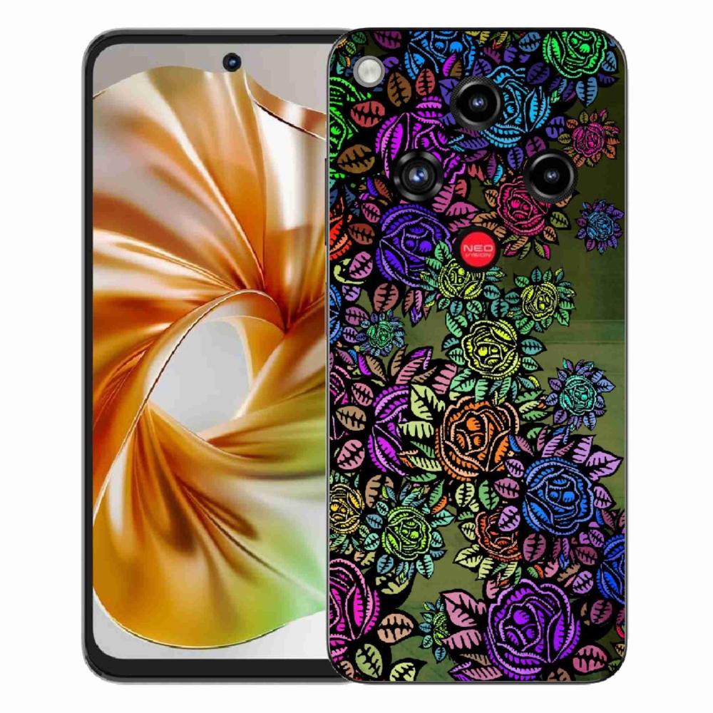 Gélový kryt mmCase na ZTE Nubia Focus 2 - kvety 6