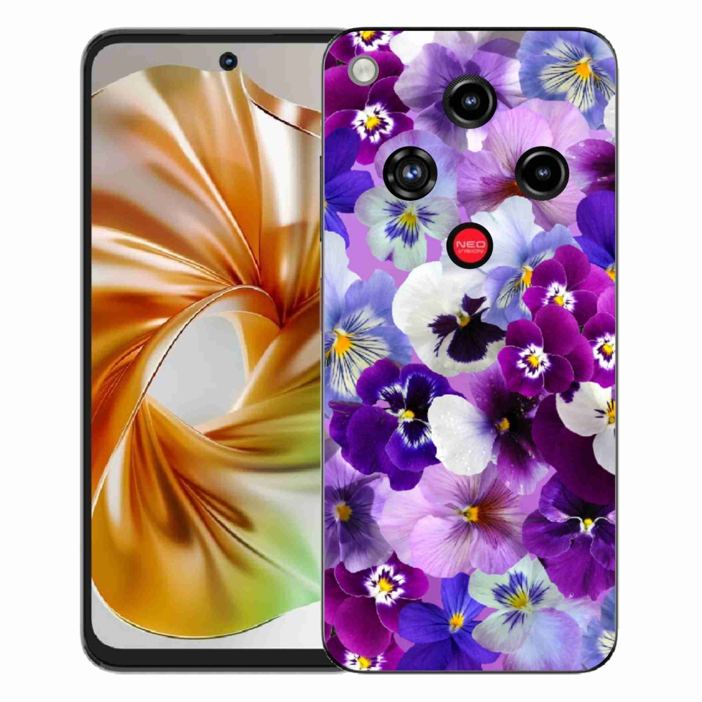 Gélový kryt mmCase na ZTE Nubia Focus 2 - kvety 9