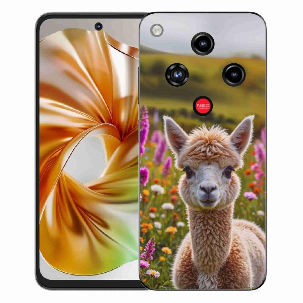 Gélový kryt mmCase na ZTE Nubia Focus 2 - lama na lúke