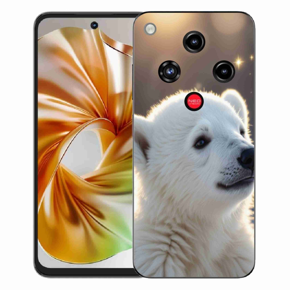 Gélový kryt mmCase na ZTE Nubia Focus 2 - ľadový medveď
