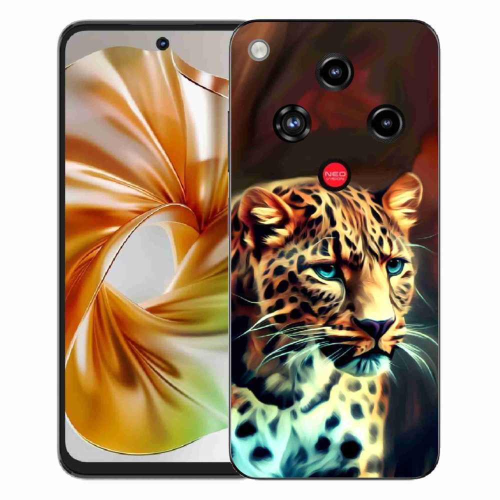 Gélový kryt mmCase na ZTE Nubia Focus 2 - leopard