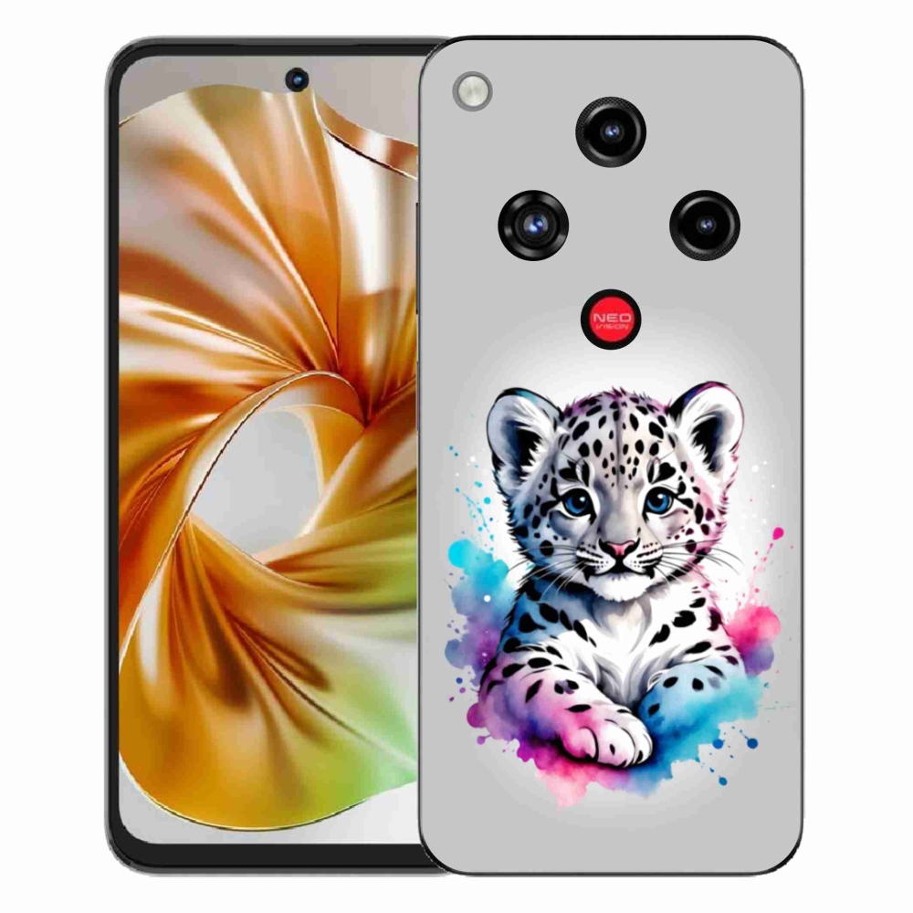 Gélový kryt mmCase na ZTE Nubia Focus 2 - leopardej mláďa