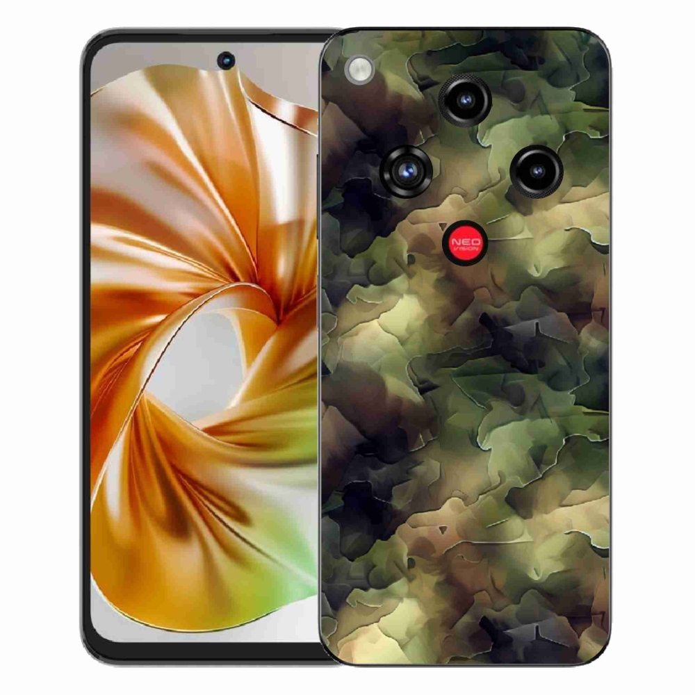 Gélový kryt mmCase na ZTE Nubia Focus 2 - maskáčový vzor 10