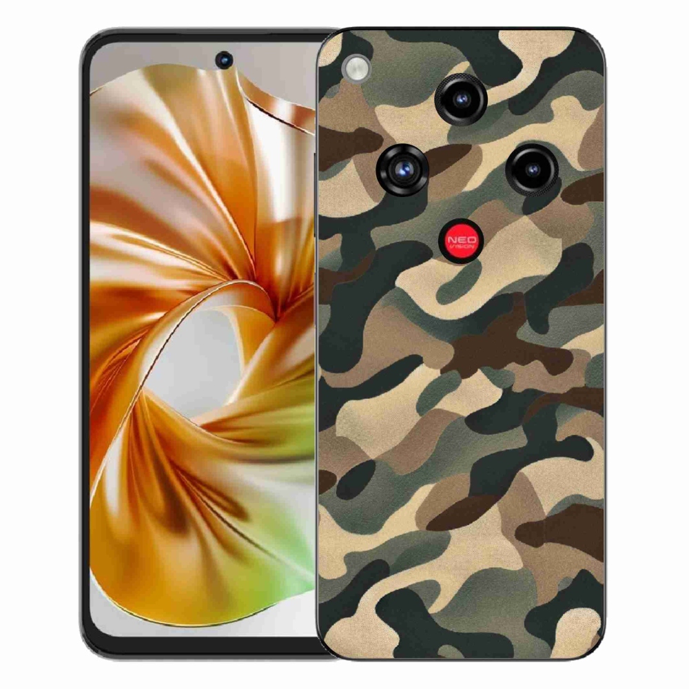 Gélový kryt mmCase na ZTE Nubia Focus 2 - maskáčový vzor 11