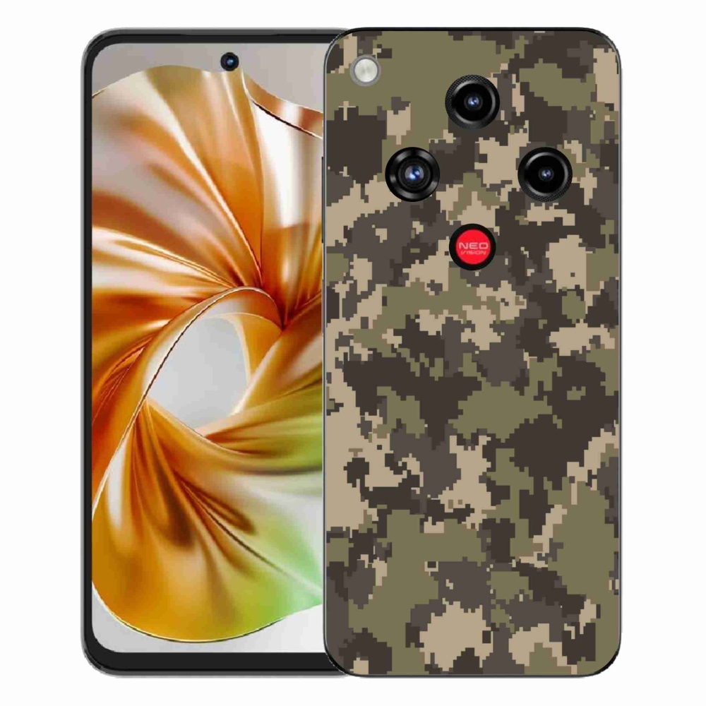 Gélový kryt mmCase na ZTE Nubia Focus 2 - maskáčový vzor 12