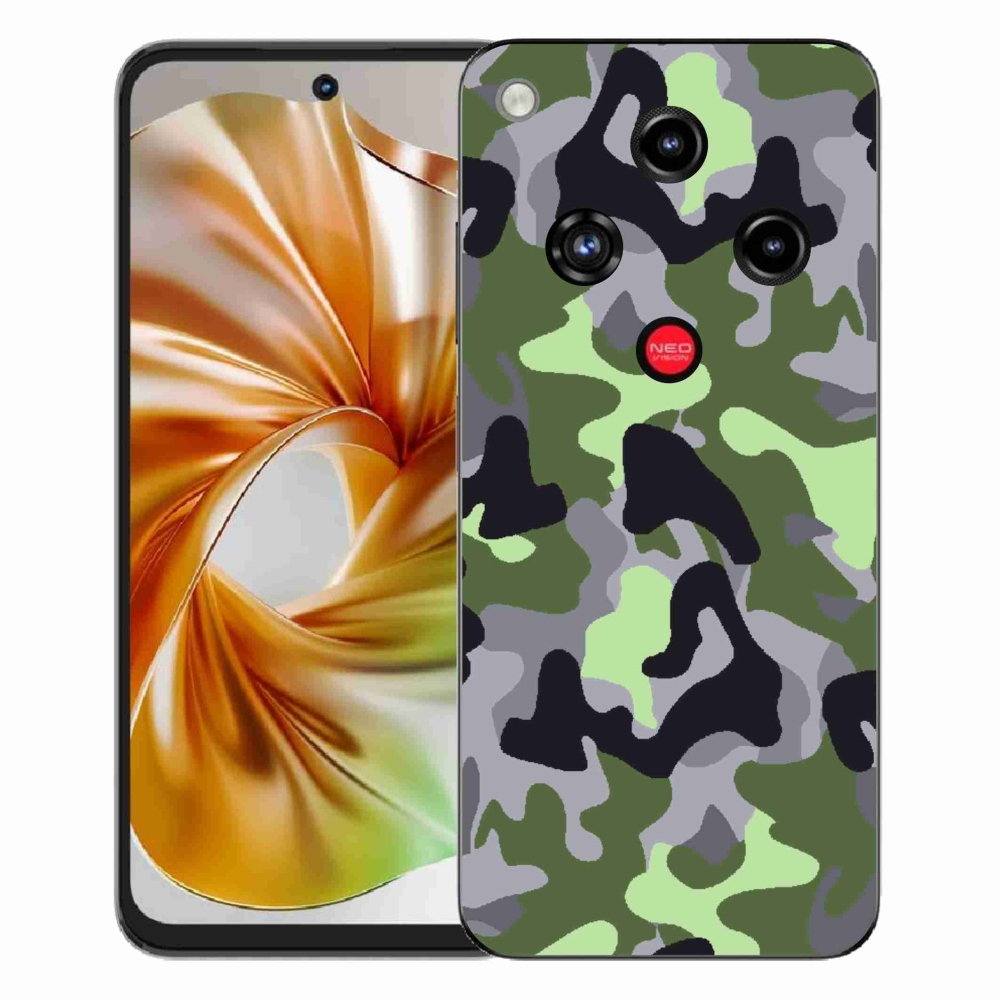 Gélový kryt mmCase na ZTE Nubia Focus 2 - maskáčový vzor 7