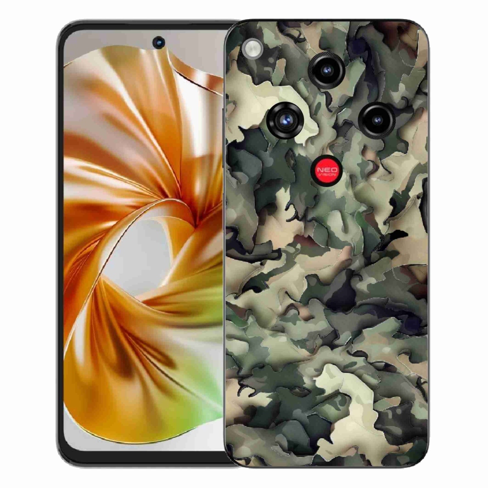 Gélový kryt mmCase na ZTE Nubia Focus 2 - maskáčový vzor 9