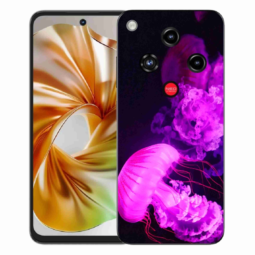 Gélový kryt mmCase na ZTE Nubia Focus 2 - medúza 1