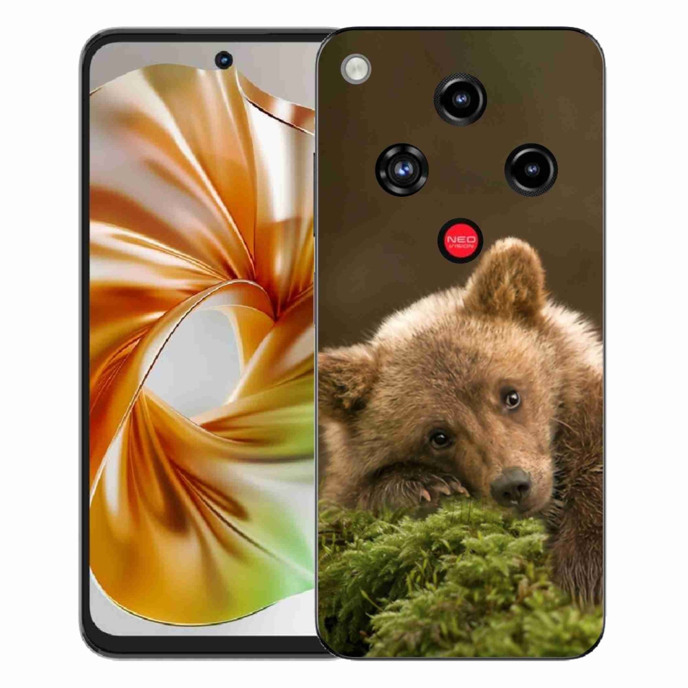 Gélový kryt mmCase na ZTE Nubia Focus 2 - medveď