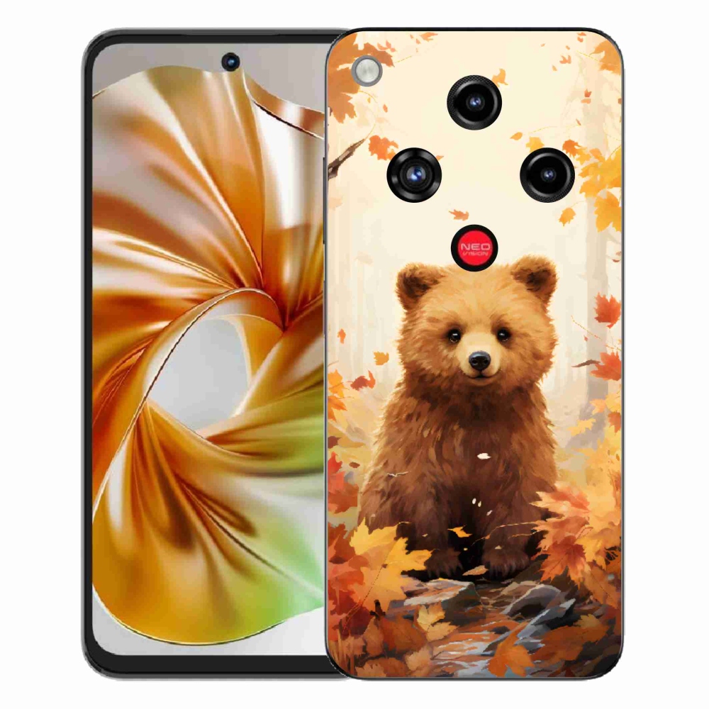 Gélový kryt mmCase na ZTE Nubia Focus 2 - medveď v lese
