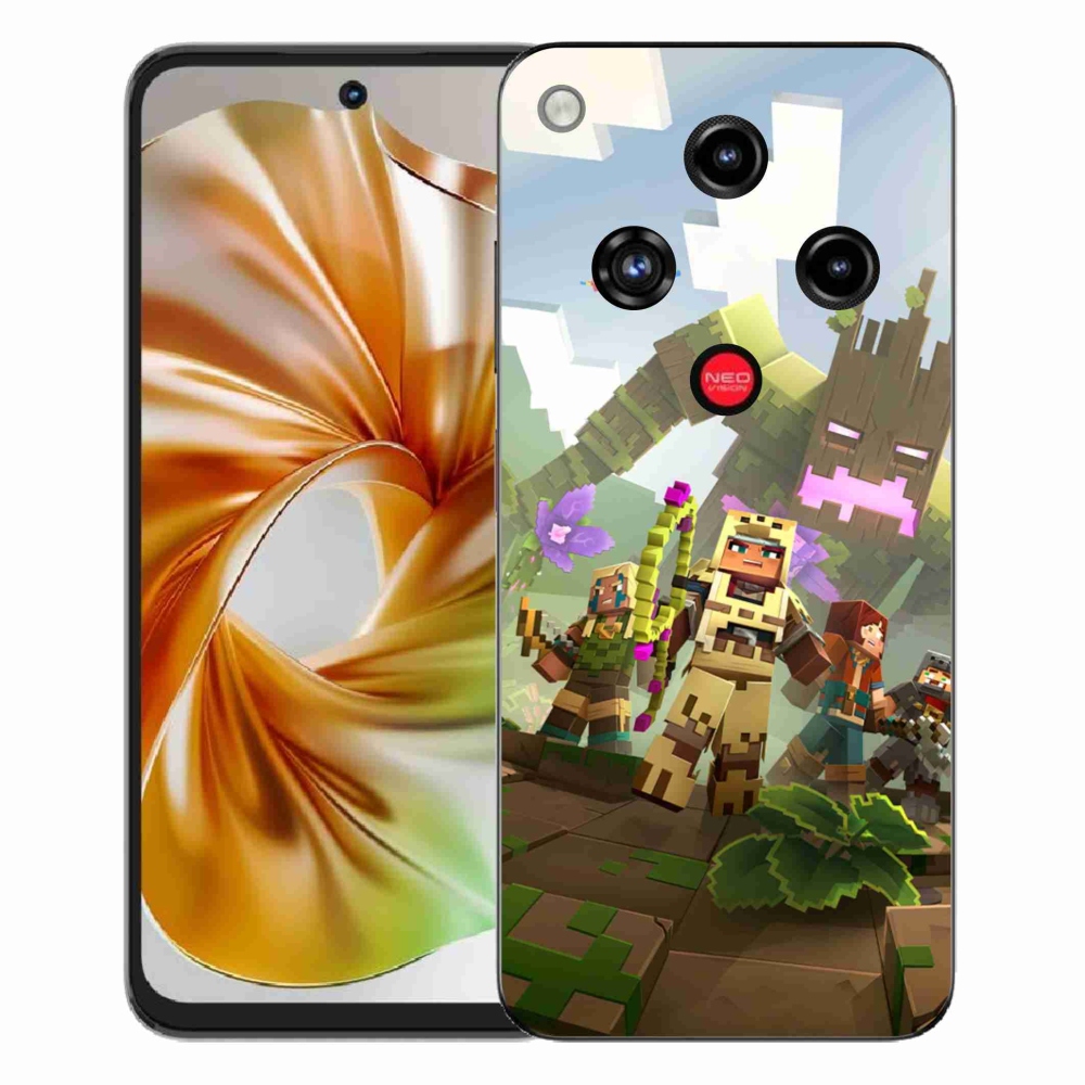 Gélový kryt mmCase na ZTE Nubia Focus 2 - minecraft 1