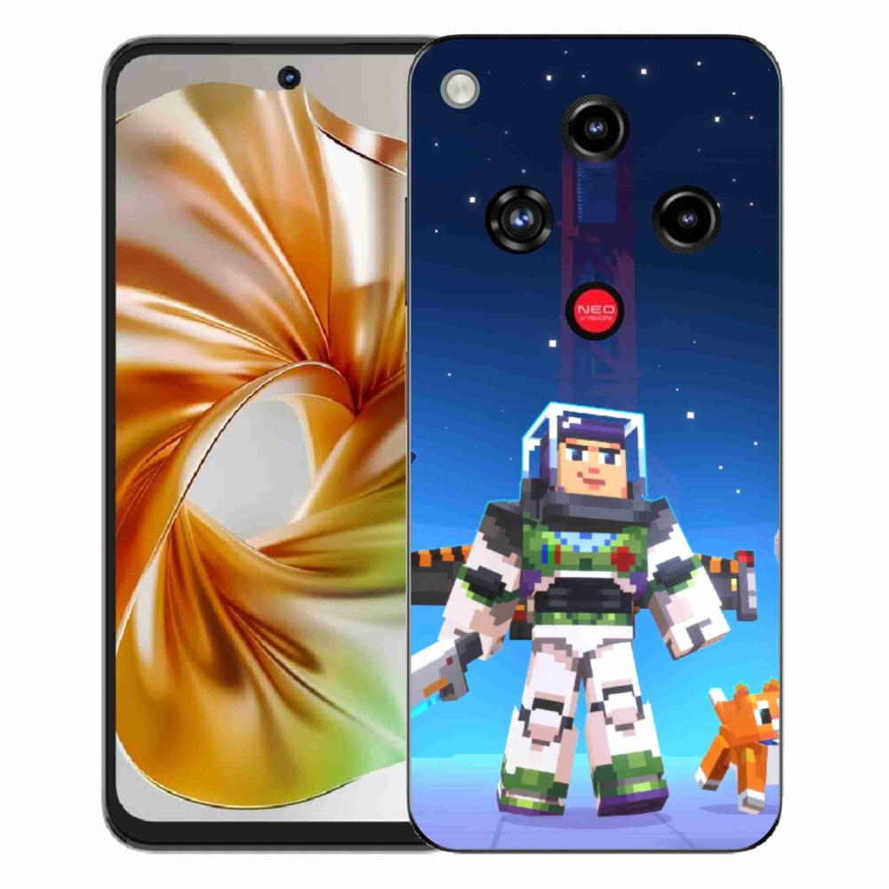 Gélový kryt mmCase na ZTE Nubia Focus 2 - minecraft 2
