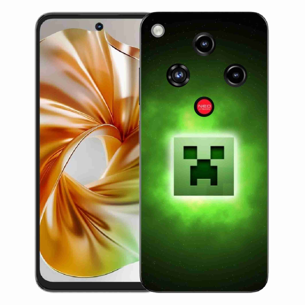 Gélový kryt mmCase na ZTE Nubia Focus 2 - minecraft