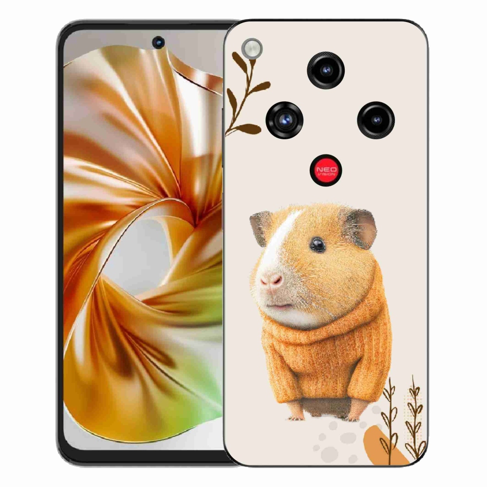 Gélový kryt mmCase na ZTE Nubia Focus 2 - morča vo svetri