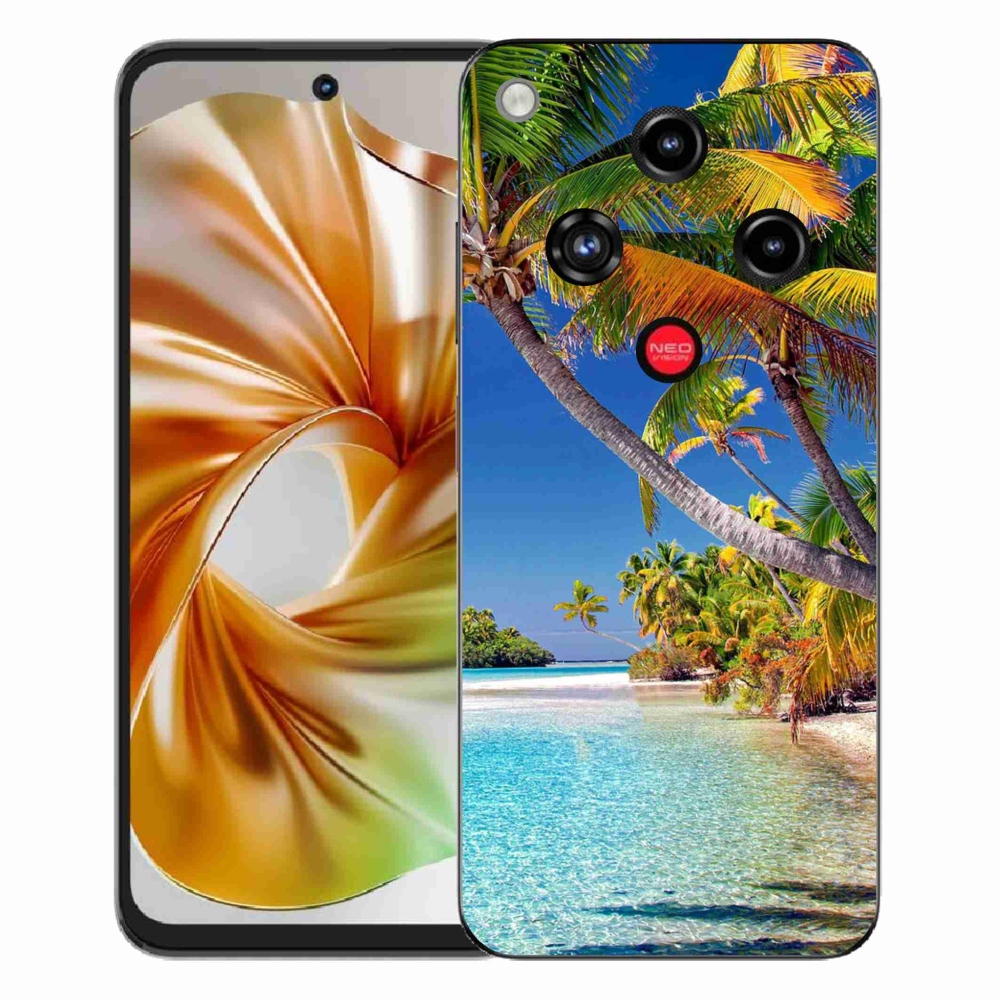 Gélový kryt mmCase na ZTE Nubia Focus 2 - morská pláž
