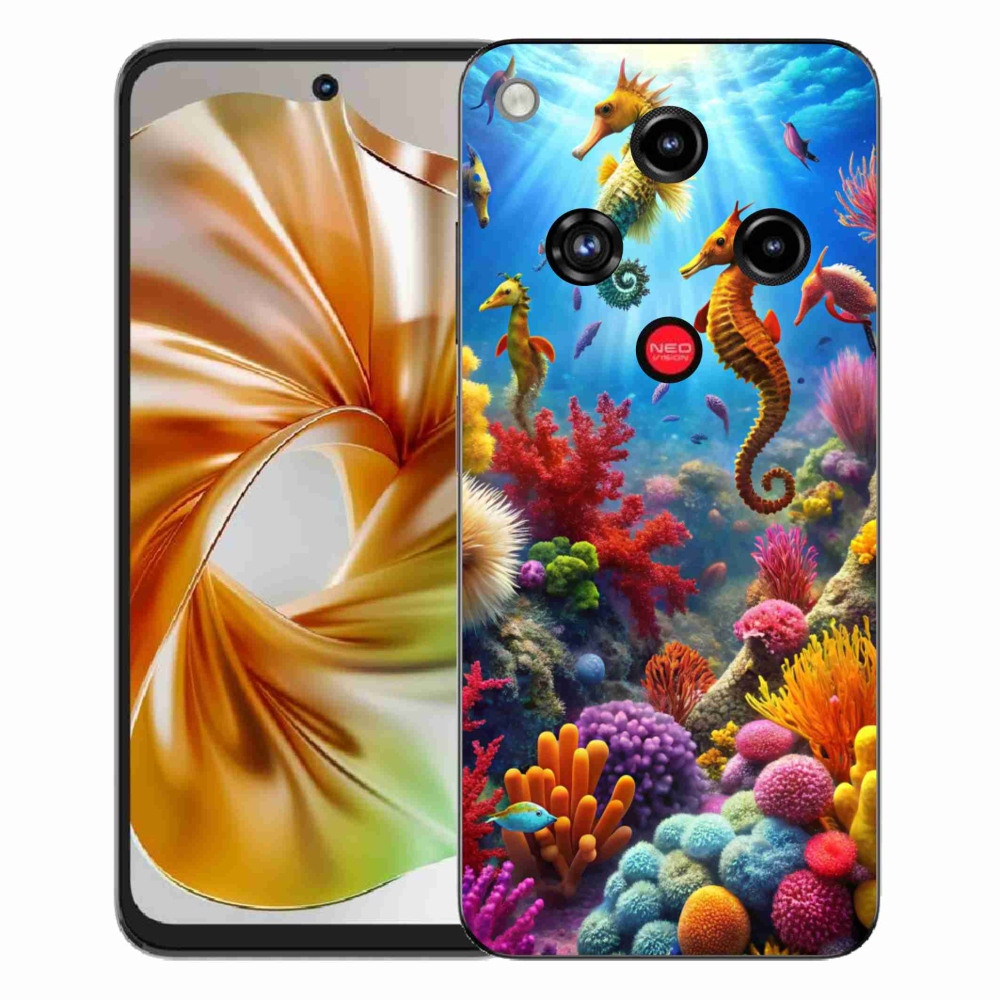 Gélový kryt mmCase na ZTE Nubia Focus 2 - morský svet 3