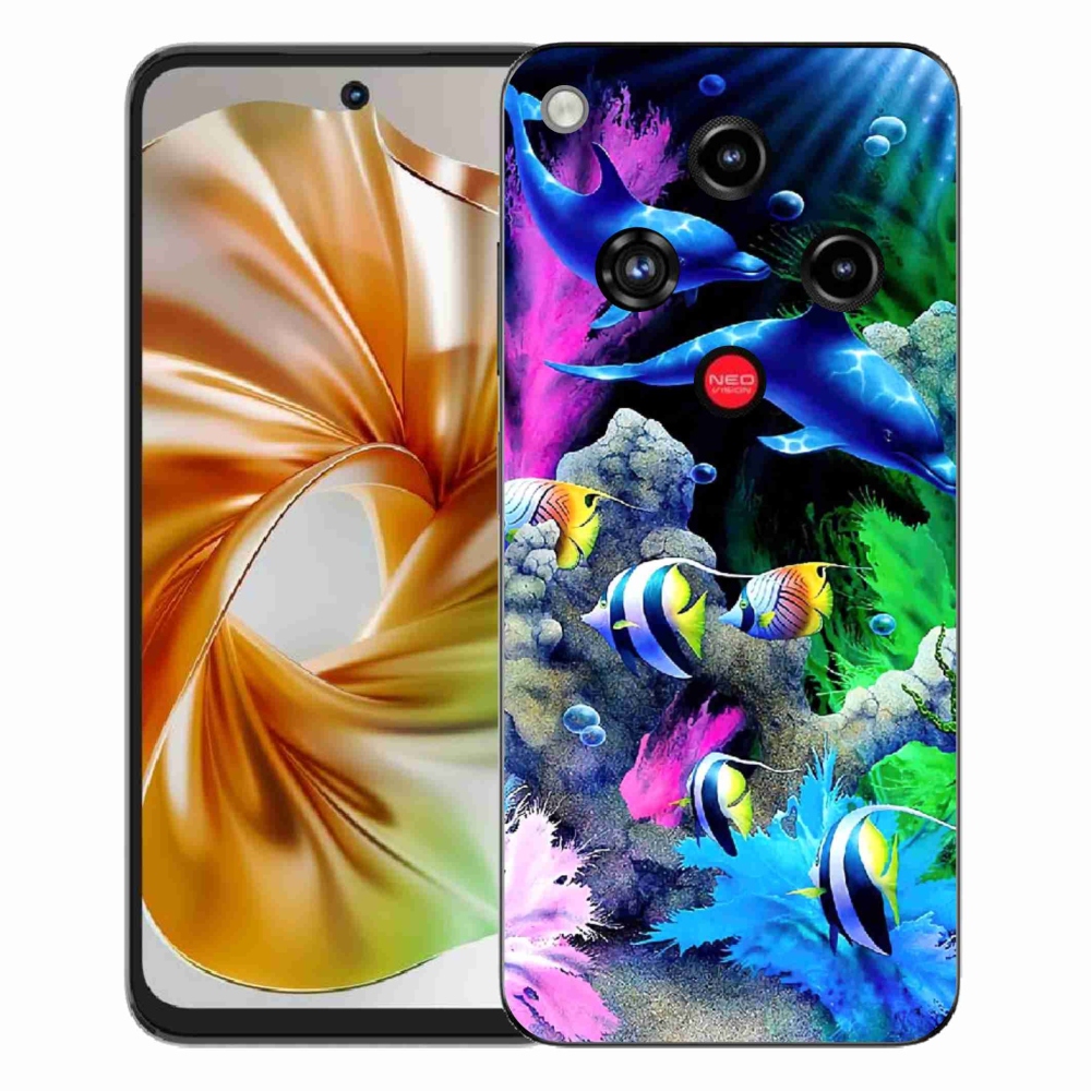 Gélový kryt mmCase na ZTE Nubia Focus 2 - morský svet