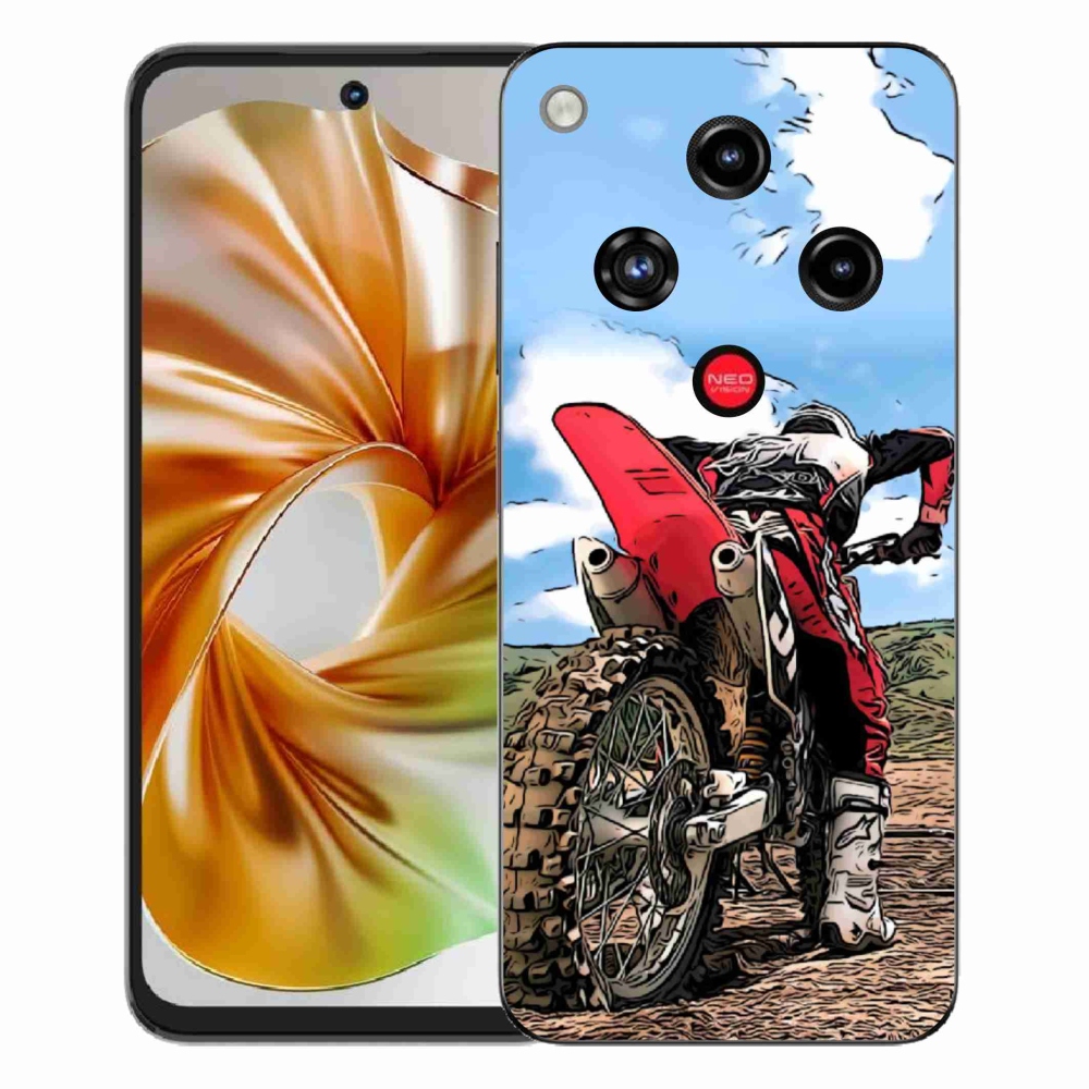 Gélový kryt mmCase na ZTE Nubia Focus 2 - moto
