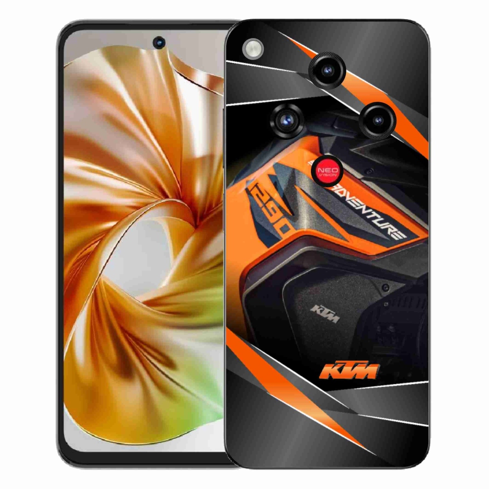 Gélový kryt mmCase na ZTE Nubia Focus 2 - motorka ktm