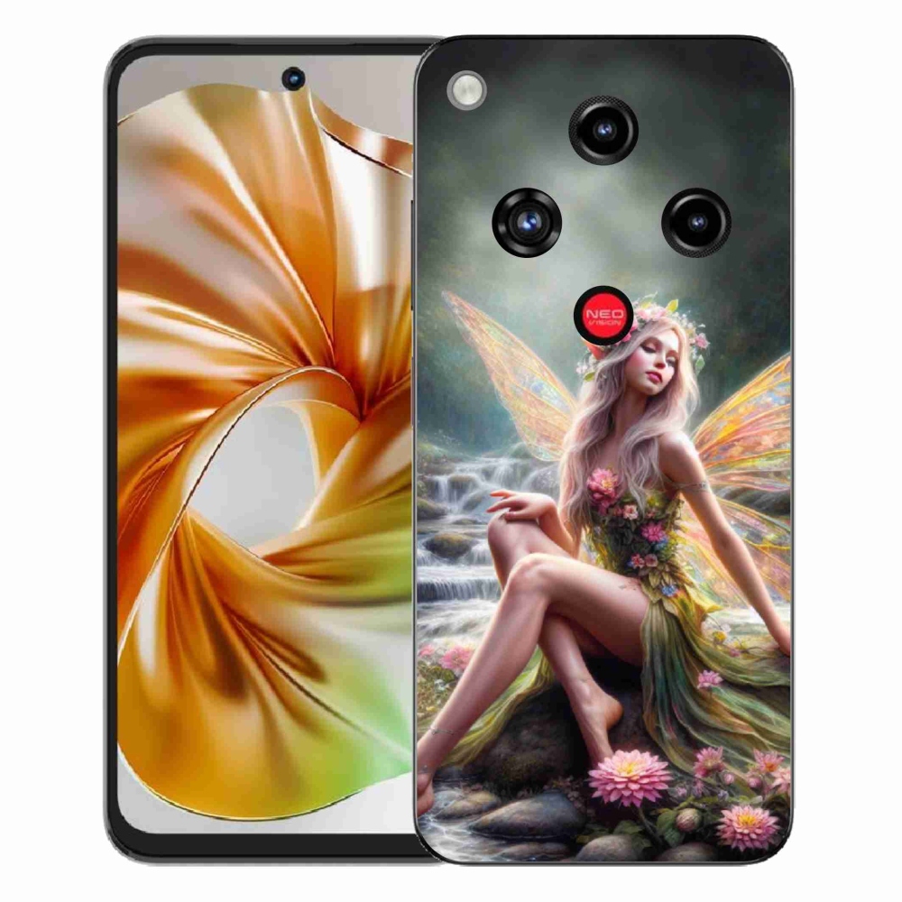 Gélový kryt mmCase na ZTE Nubia Focus 2 - motýlia žena 1