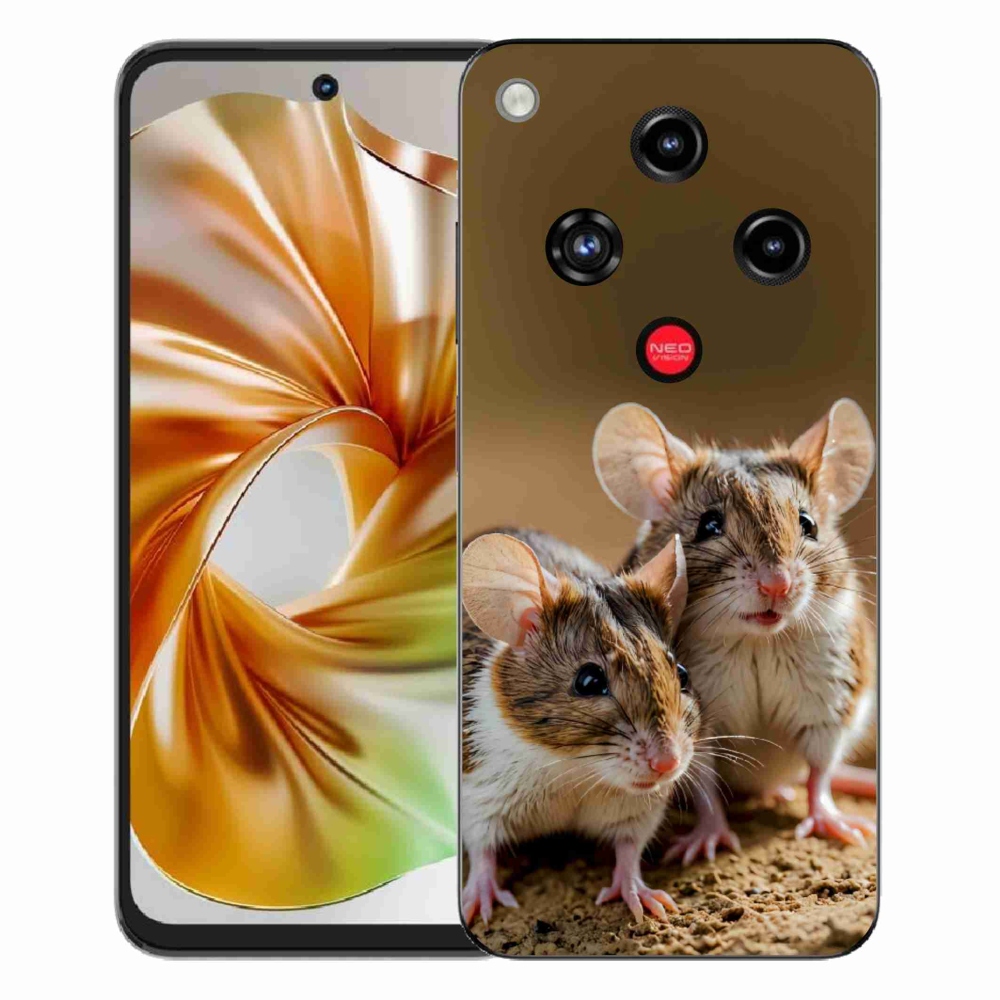 Gélový kryt mmCase na ZTE Nubia Focus 2 - myší duo