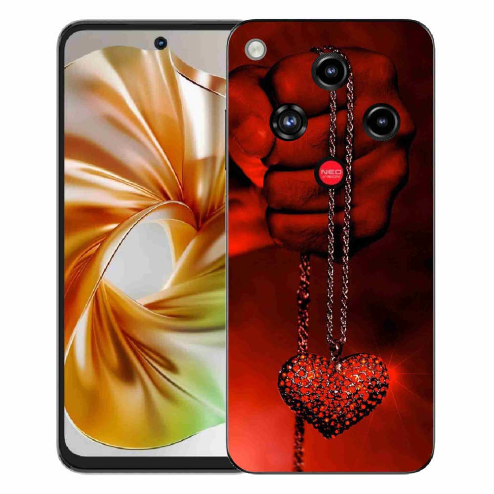 Gélový kryt mmCase na ZTE Nubia Focus 2 - náhrdelník