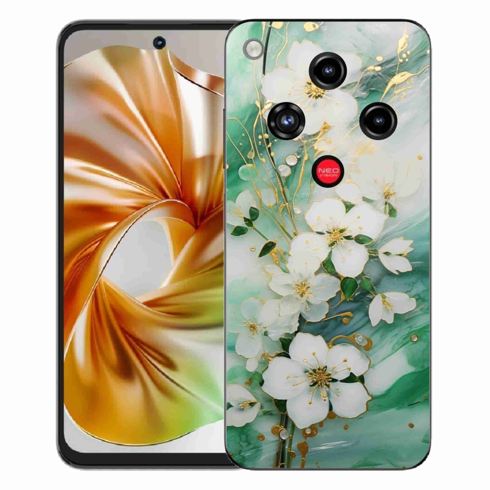 Gélový kryt mmCase na ZTE Nubia Focus 2 - nežné kvety