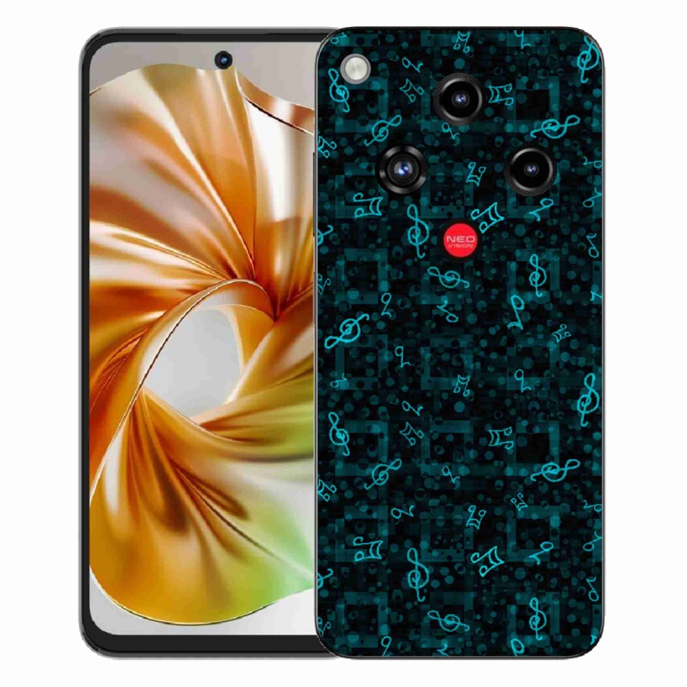 Gélový kryt mmCase na ZTE Nubia Focus 2 - noty 1