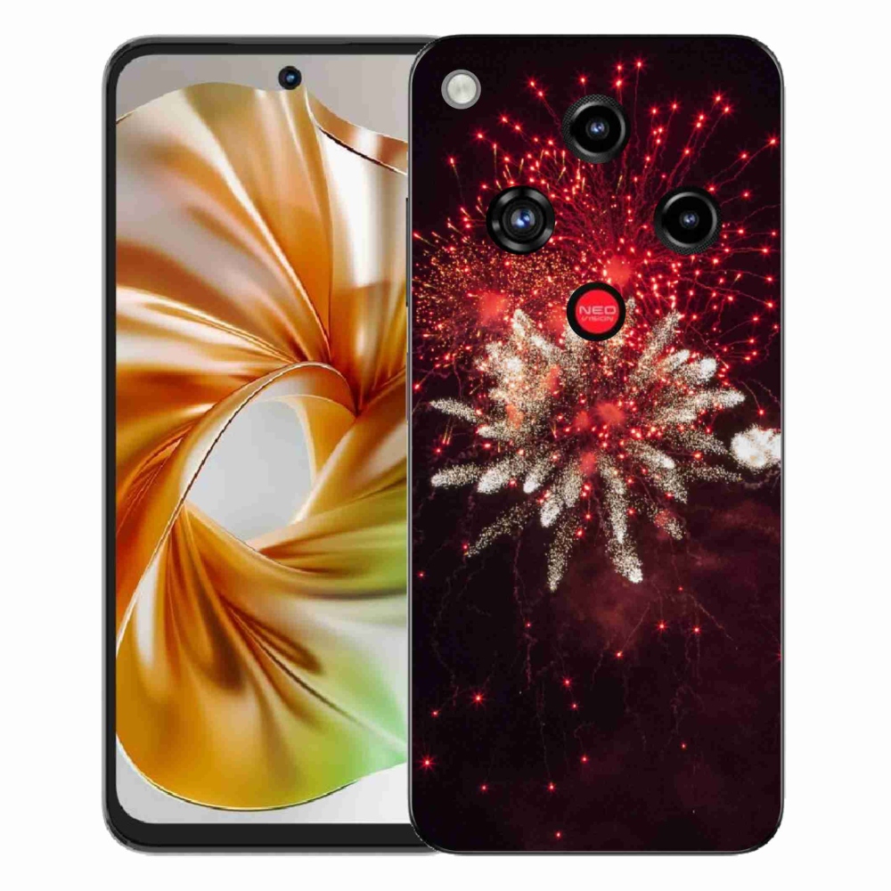 Gélový kryt mmCase na ZTE Nubia Focus 2 - ohňostroj