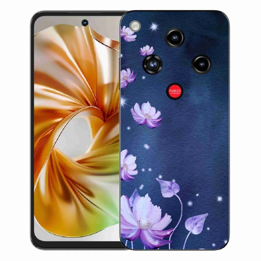 Gélový kryt mmCase na ZTE Nubia Focus 2 - padajúce kvety