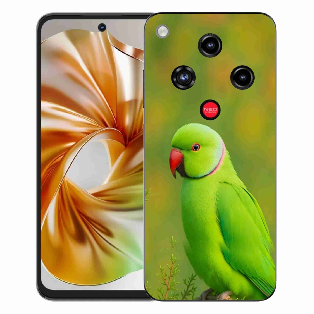 Gélový kryt mmCase na ZTE Nubia Focus 2 - papagáj Alexandr 2