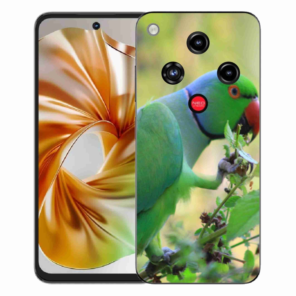 Gélový kryt mmCase na ZTE Nubia Focus 2 - papagáj Alexandr