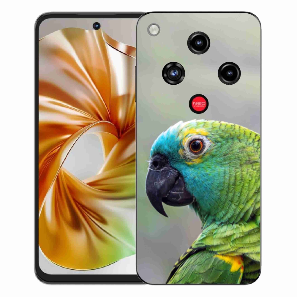 Gélový kryt mmCase na ZTE Nubia Focus 2 - papagáj amazoňan