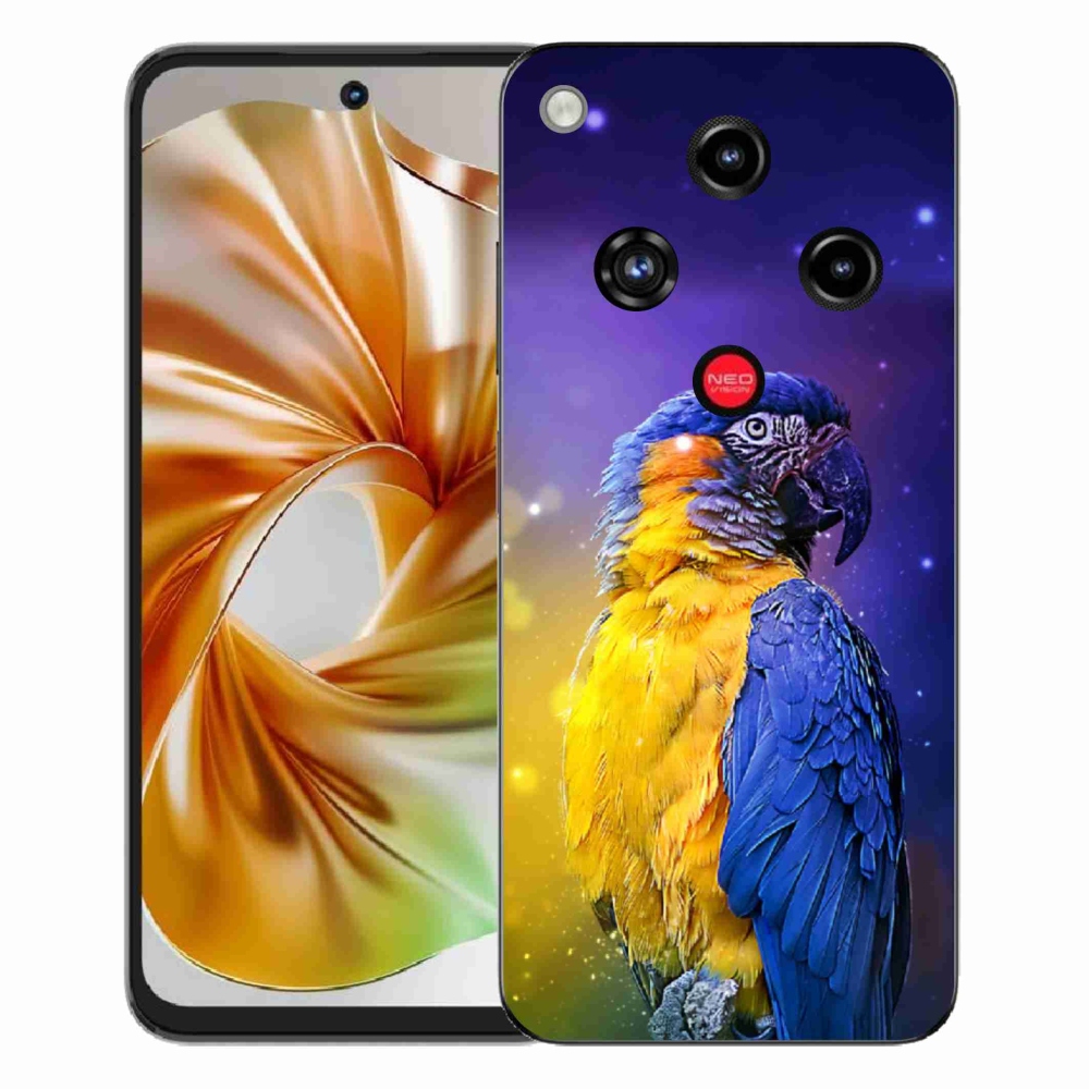 Gélový kryt mmCase na ZTE Nubia Focus 2 - papagáj ara 1