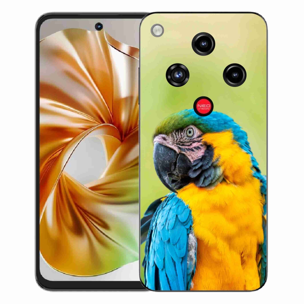 Gélový kryt mmCase na ZTE Nubia Focus 2 - papagáj ara 2