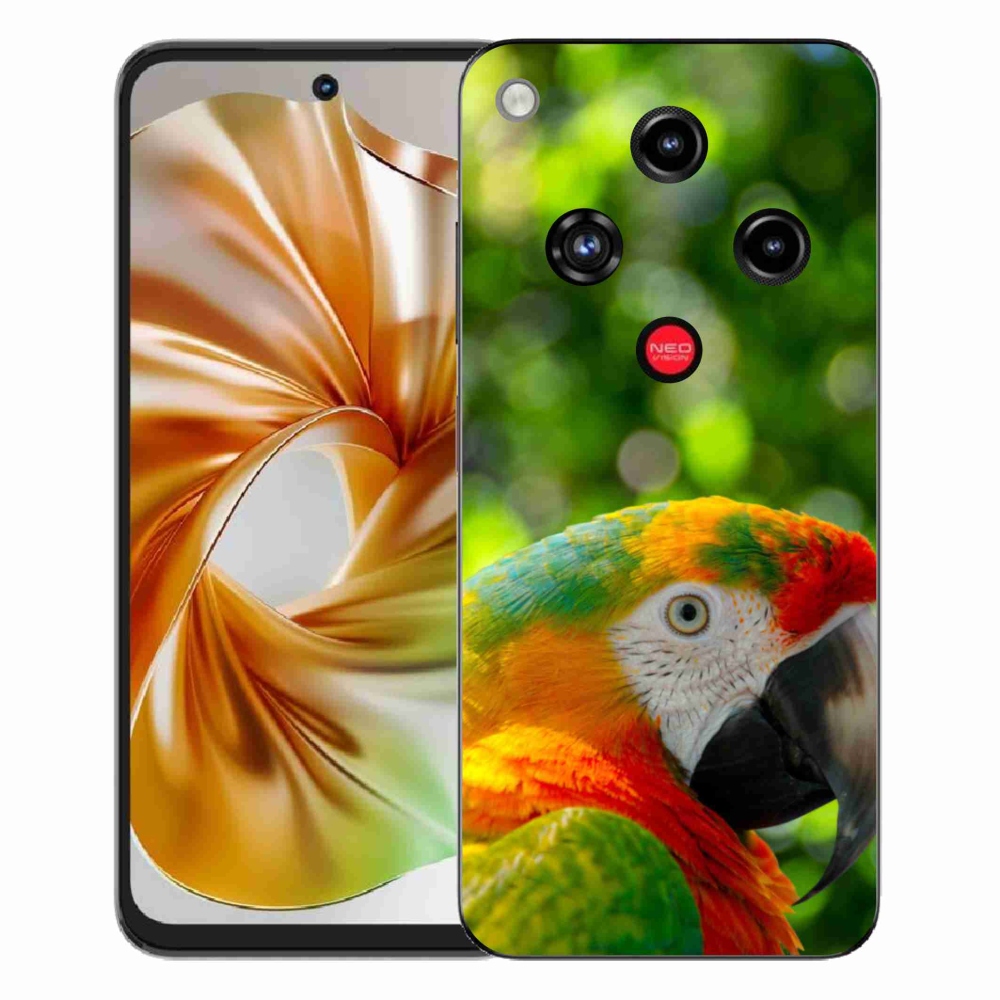 Gélový kryt mmCase na ZTE Nubia Focus 2 - papagáj ara 3