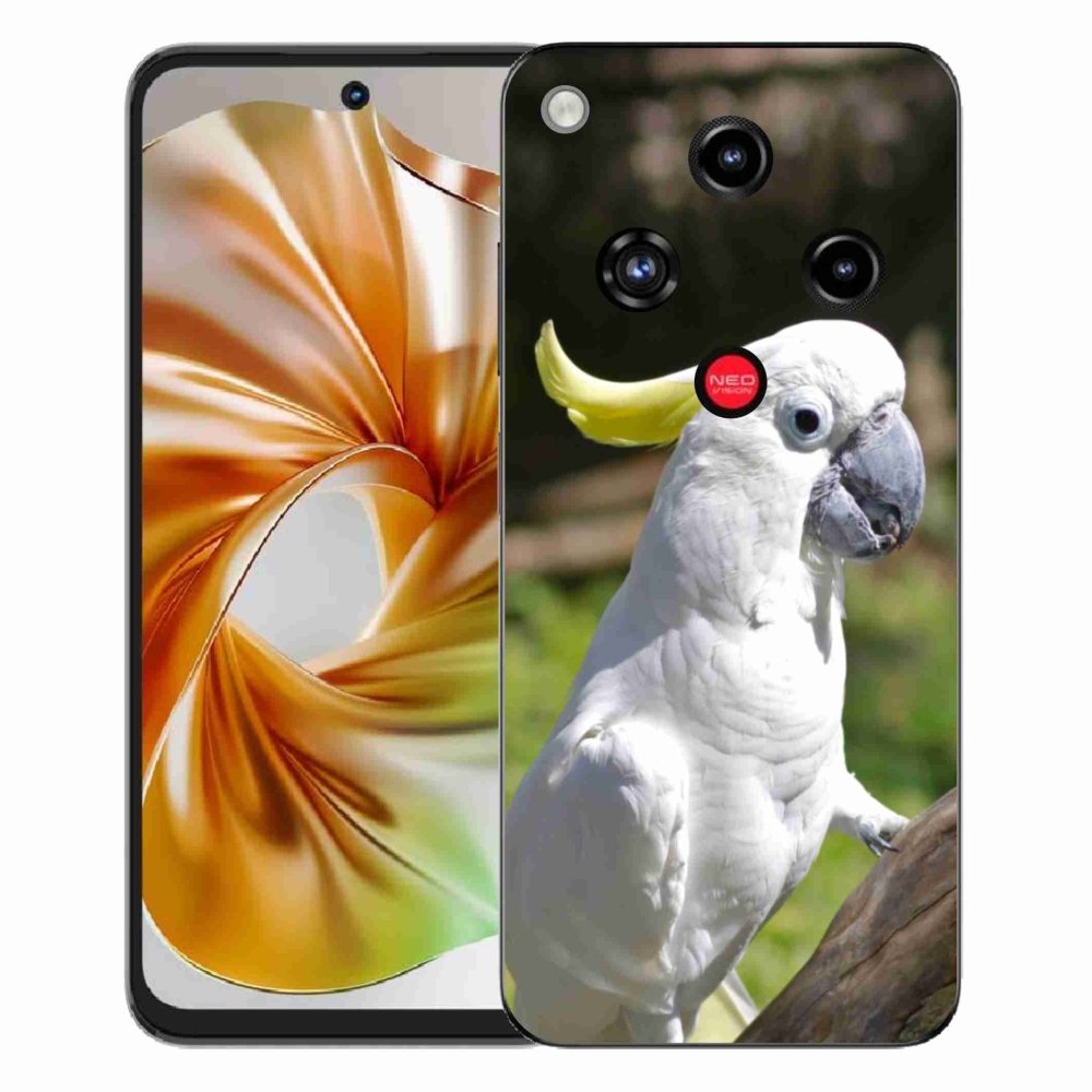 Gélový kryt mmCase na ZTE Nubia Focus 2 - papagáj kakadu 2