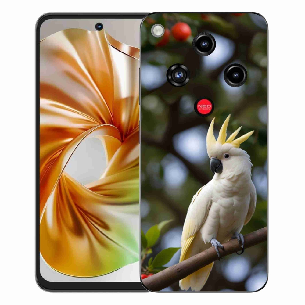 Gélový kryt mmCase na ZTE Nubia Focus 2 - papagáj kakadu 3