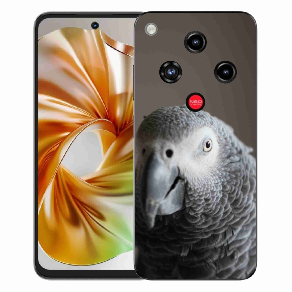 Gélový kryt mmCase na ZTE Nubia Focus 2 - papagáj žako 2