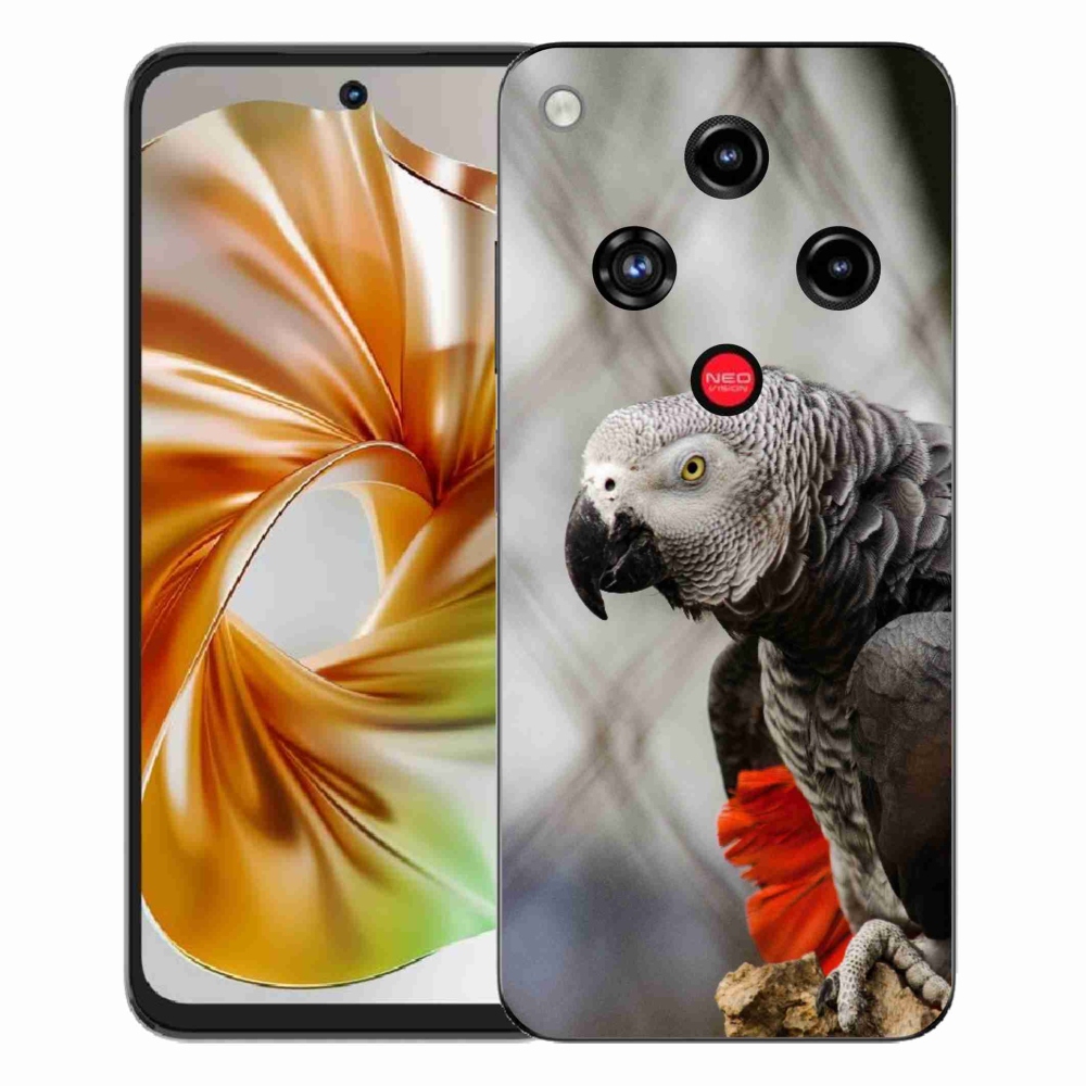 Gélový kryt mmCase na ZTE Nubia Focus 2 - papagáj žako 3