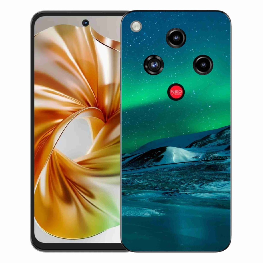 Gélový kryt mmCase na ZTE Nubia Focus 2 - polárna žiara
