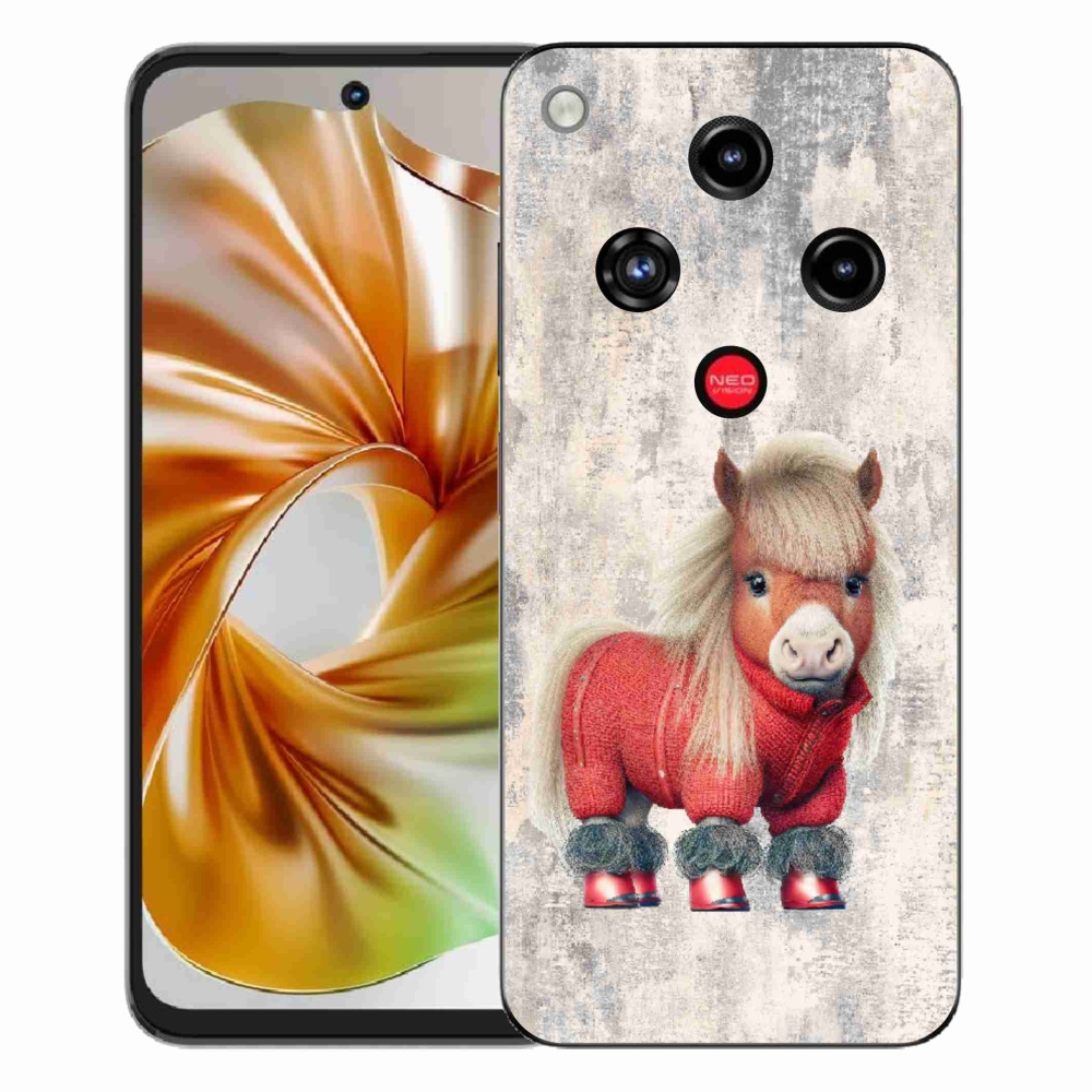 Gélový kryt mmCase na ZTE Nubia Focus 2 - poník vo svetri